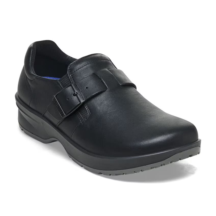 Birkenstock CARIS PRO 1027414 Noir | Cuir Largeur Régulière Antidérapant - Boutique du Cordonnier