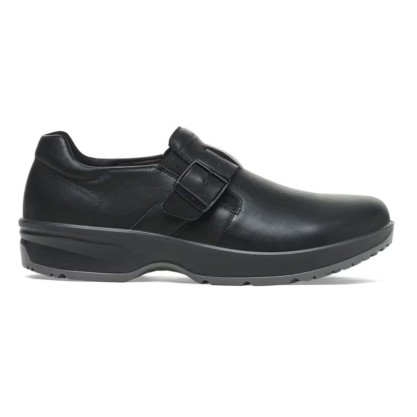 Birkenstock CARIS PRO 1027414 Noir | Cuir Largeur Régulière Antidérapant - Boutique du Cordonnier