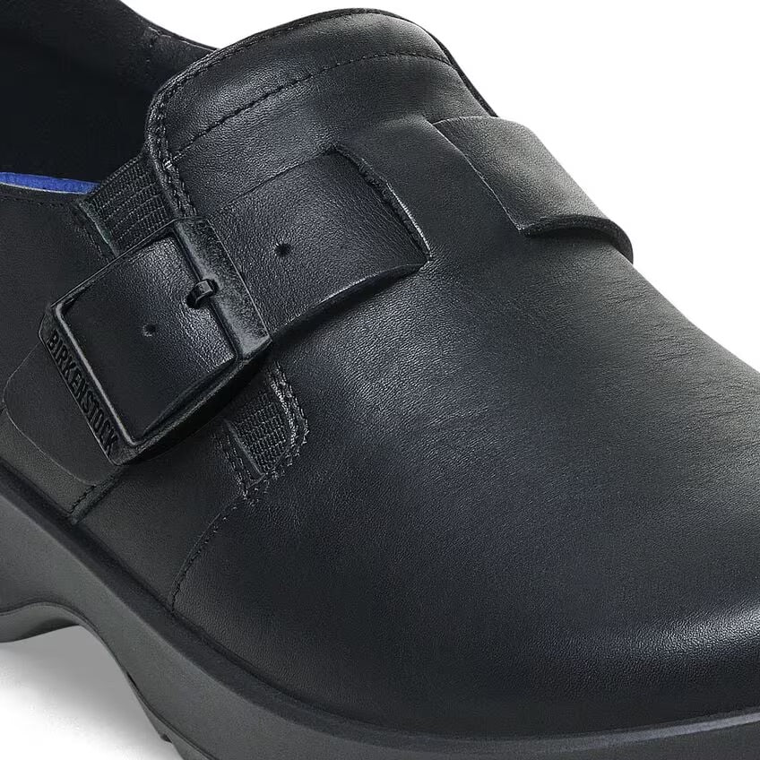 Birkenstock CARIS PRO 1027414 Noir | Cuir Largeur Régulière Antidérapant - Boutique du Cordonnier