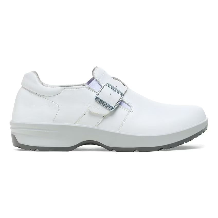 Birkenstock CARIS PRO 1027415 Blanc | Cuir Largeur Régulière Antidérapant - Boutique du Cordonnier