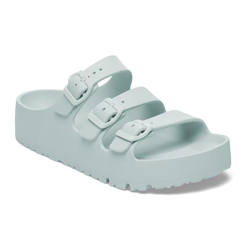 Birkenstock FLORIDA III PLATFORM EVA 1029736 Surf Green | EVA Largeur Étroite - Boutique du Cordonnier