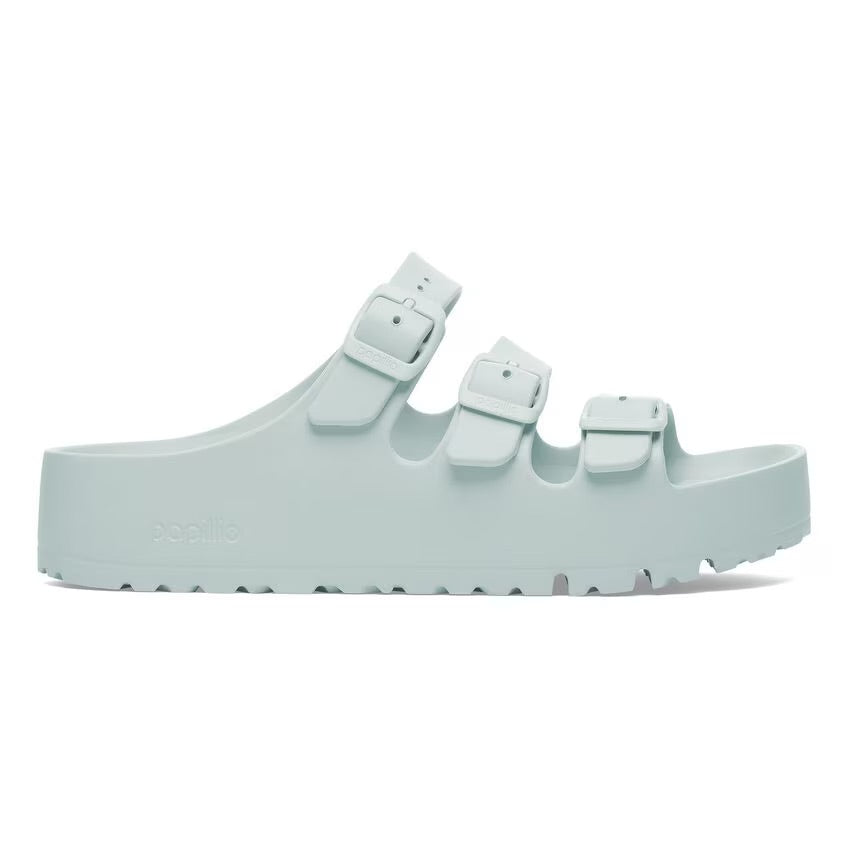 Birkenstock FLORIDA III PLATFORM EVA 1029736 Surf Green | EVA Largeur Étroite - Boutique du Cordonnier