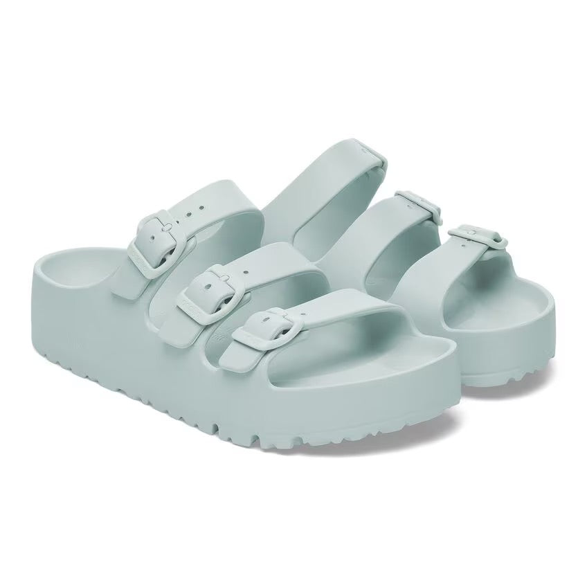 Birkenstock FLORIDA III PLATFORM EVA 1029736 Surf Green | EVA Largeur Étroite - Boutique du Cordonnier