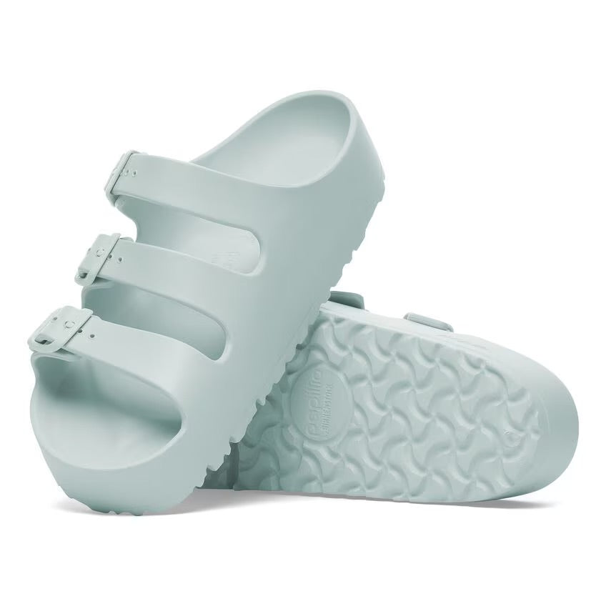 Birkenstock FLORIDA III PLATFORM EVA 1029736 Surf Green | EVA Largeur Étroite - Boutique du Cordonnier