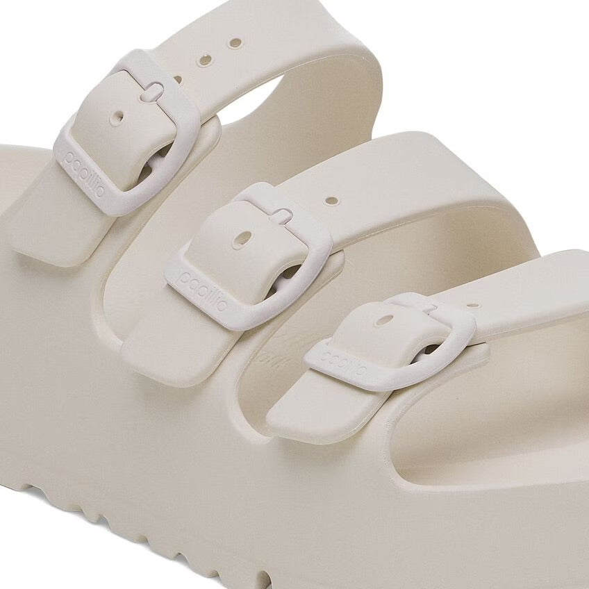 Birkenstock FLORIDA III PLATFORM EVA 1029770 Eggshell | EVA Largeur Étroite - Boutique du Cordonnier