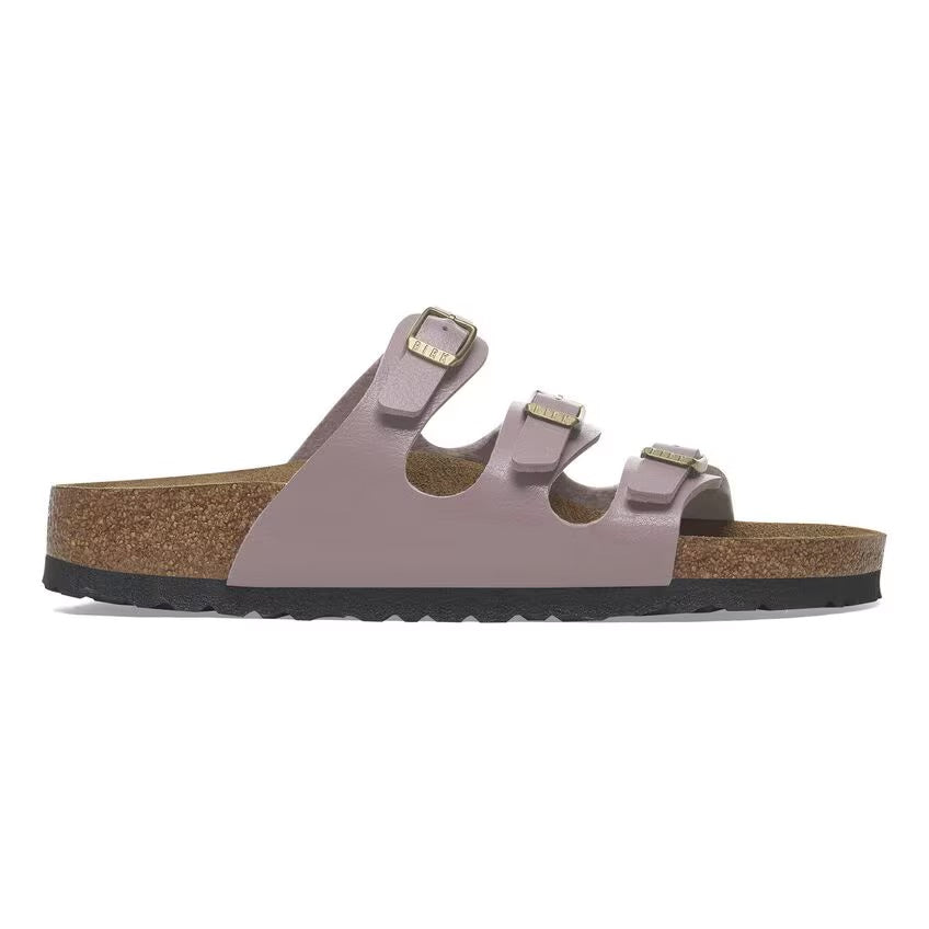Birkenstock FLORIDA 1029830 Graceful Faded Purple | Birko-Flor Largeur Régulière - Boutique du Cordonnier
