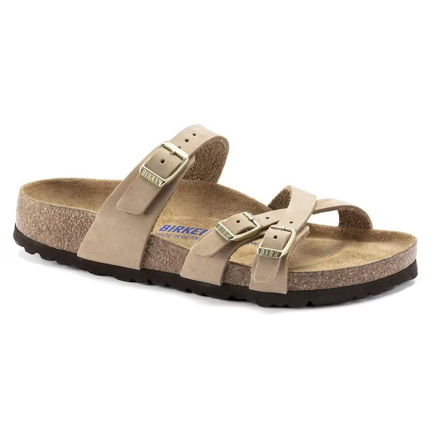 Birkenstock FRANCA SOFT 1022956 Sandcastle | Nubuck Largeur Régulière - Boutique du Cordonnier