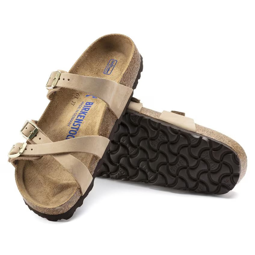 Birkenstock FRANCA SOFT 1022956 Sandcastle | Nubuck Largeur Régulière - Boutique du Cordonnier
