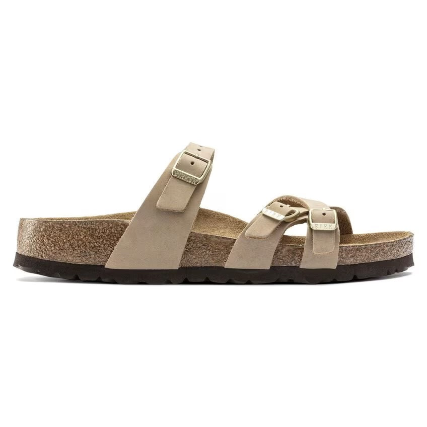 Birkenstock FRANCA SOFT 1022956 Sandcastle | Nubuck Largeur Régulière - Boutique du Cordonnier