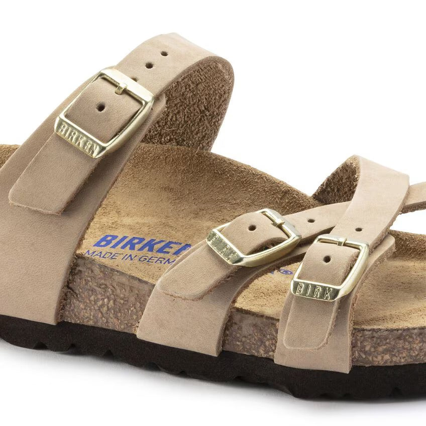 Birkenstock FRANCA SOFT 1022956 Sandcastle | Nubuck Largeur Régulière - Boutique du Cordonnier