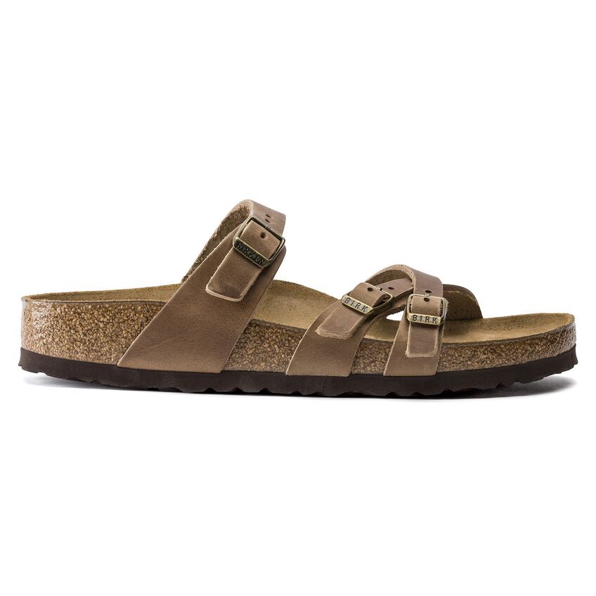 Birkenstock FRANCA 1015930 Tobacco | Cuir Largeur Régulière - Boutique du Cordonnier
