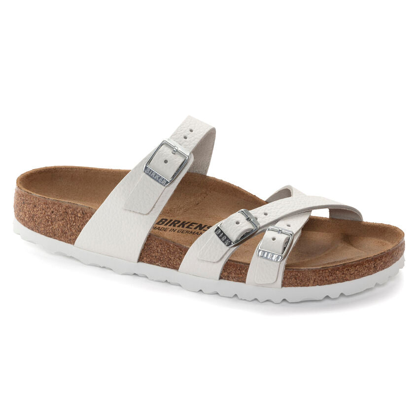 Birkenstock FRANCA 1024395 Blanc | Cuir Largeur Régulière - Boutique du Cordonnier