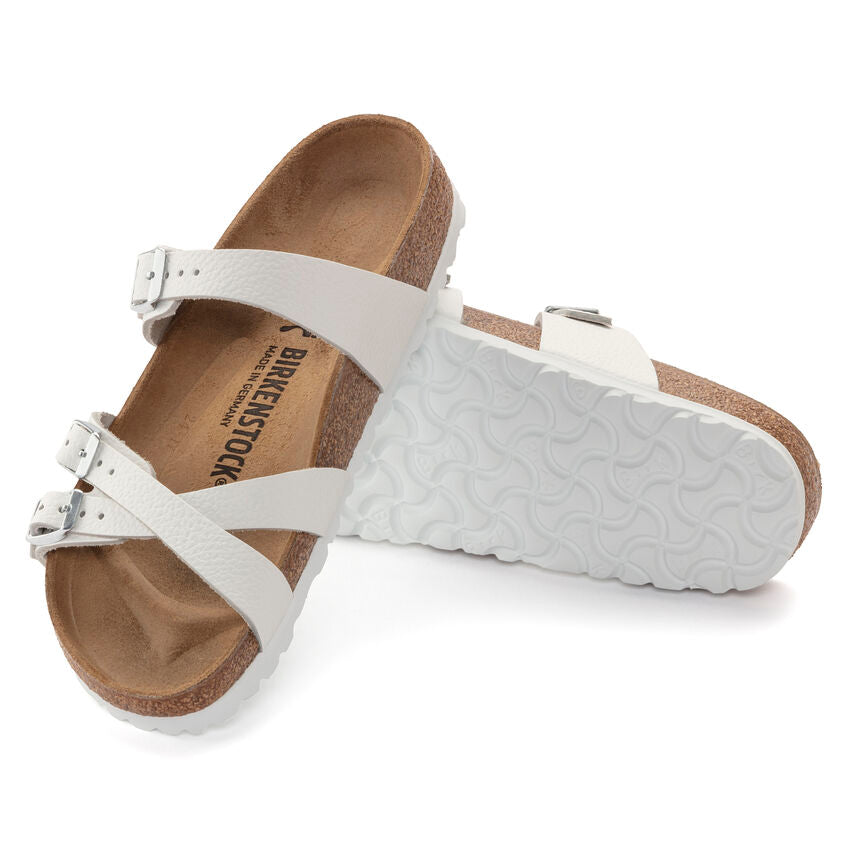 Birkenstock FRANCA 1024395 Blanc | Cuir Largeur Régulière - Boutique du Cordonnier