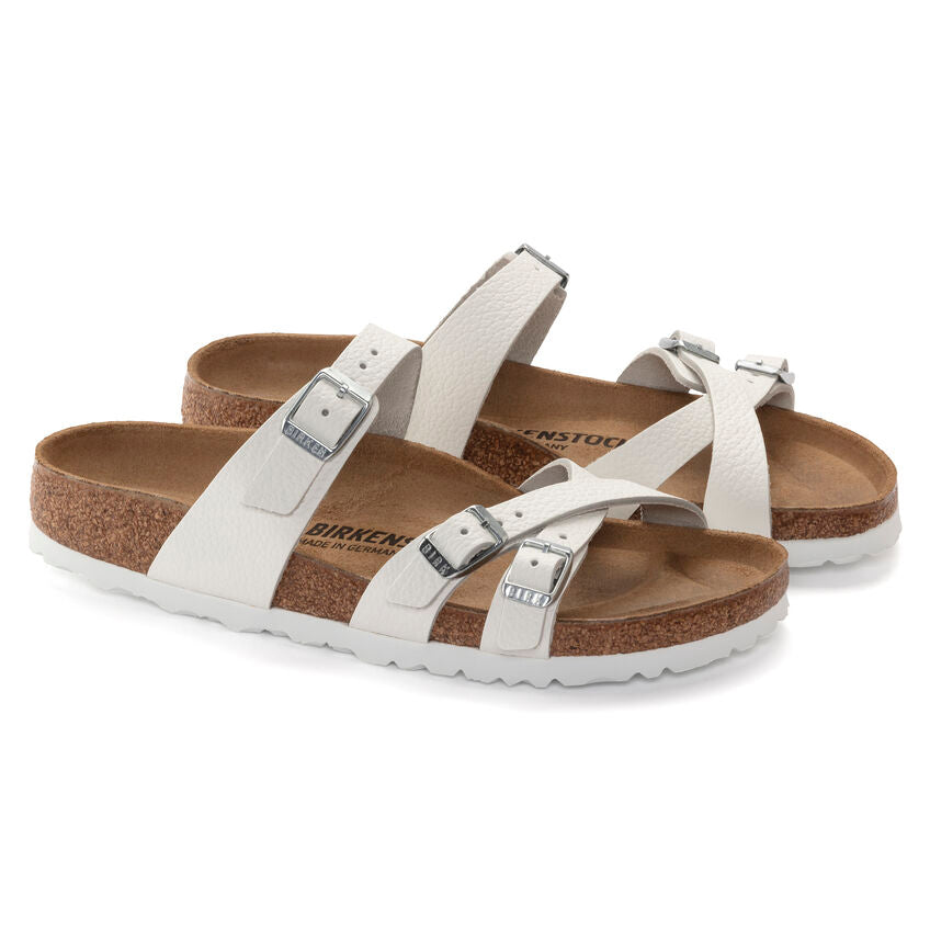 Birkenstock FRANCA 1024395 Blanc | Cuir Largeur Régulière - Boutique du Cordonnier