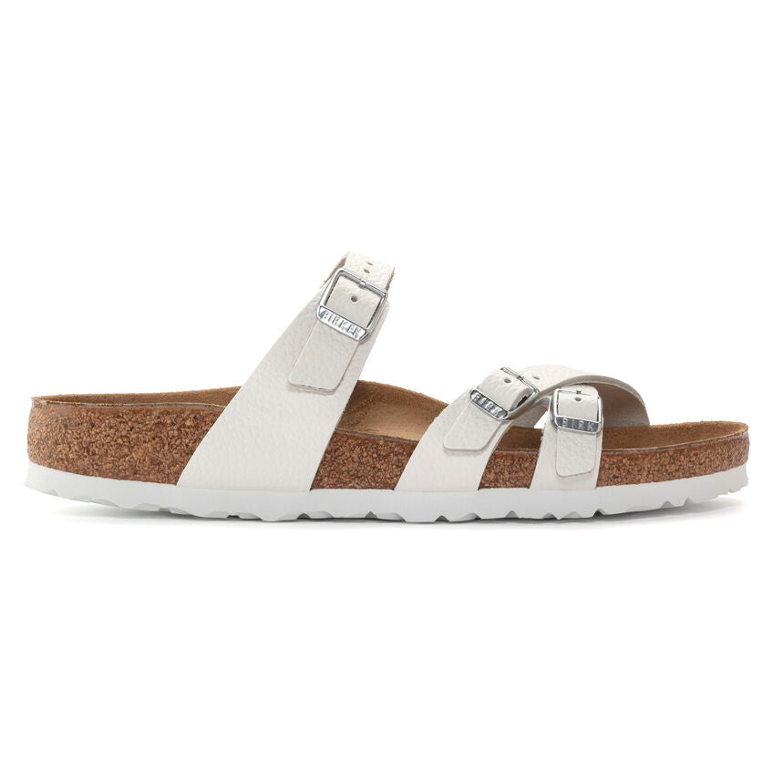 Birkenstock FRANCA 1024395 Blanc | Cuir Largeur Régulière - Boutique du Cordonnier