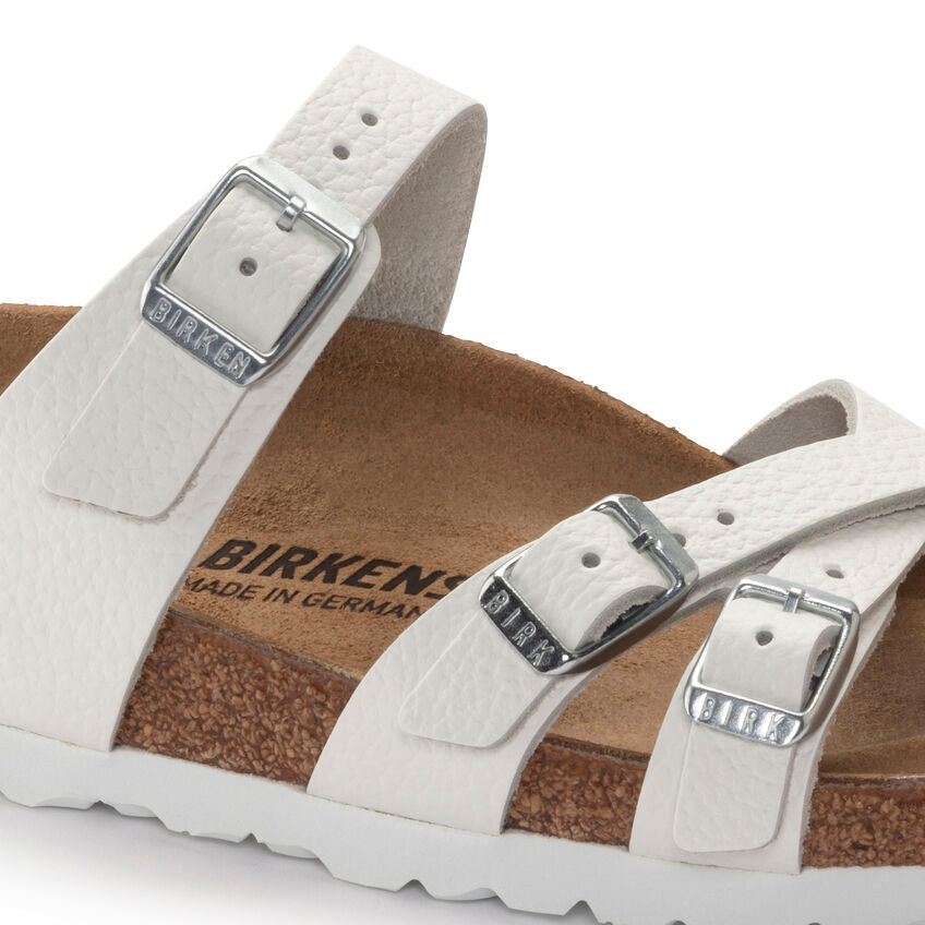 Birkenstock FRANCA 1024395 Blanc | Cuir Largeur Régulière - Boutique du Cordonnier