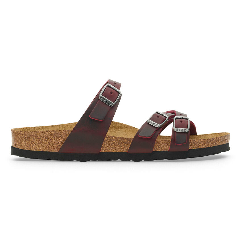 Birkenstock FRANCA 1028019 Zinfandel | Cuir Largeur Régulière - Boutique du Cordonnier