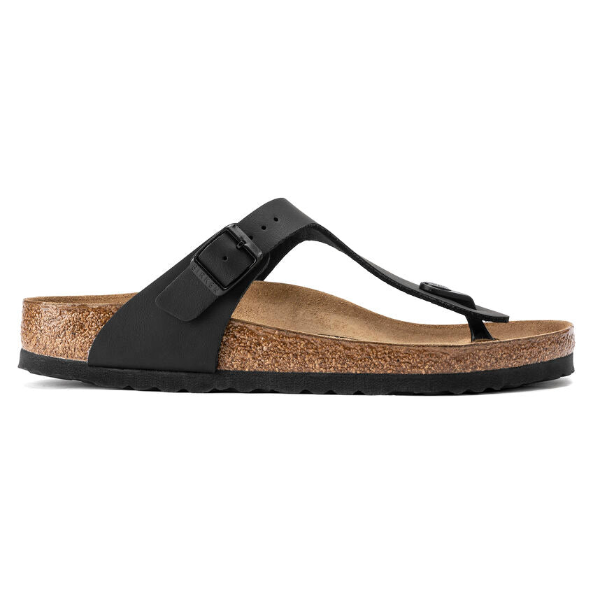 Birkenstock GIZEH 043693 Noir Largeur Étroite - Boutique du Cordonnier