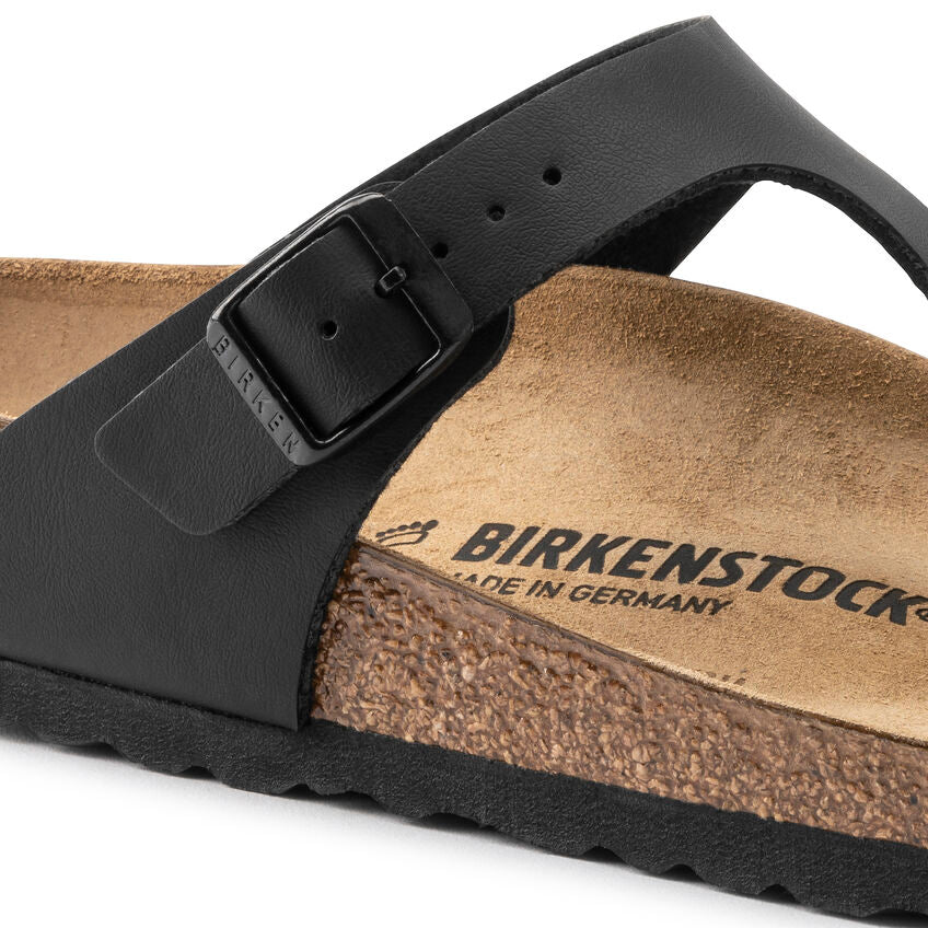 Birkenstock GIZEH 043693 Noir Largeur Étroite - Boutique du Cordonnier