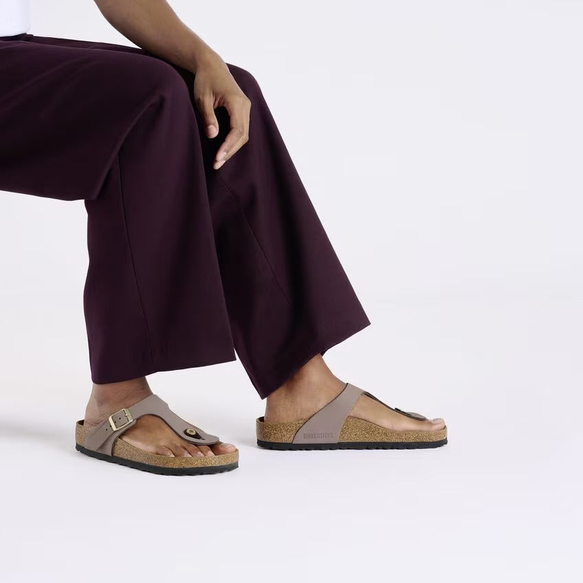 Birkenstock GIZEH 1029504 Faded Purple | Nubuck Largeur Régulière - Boutique du Cordonnier