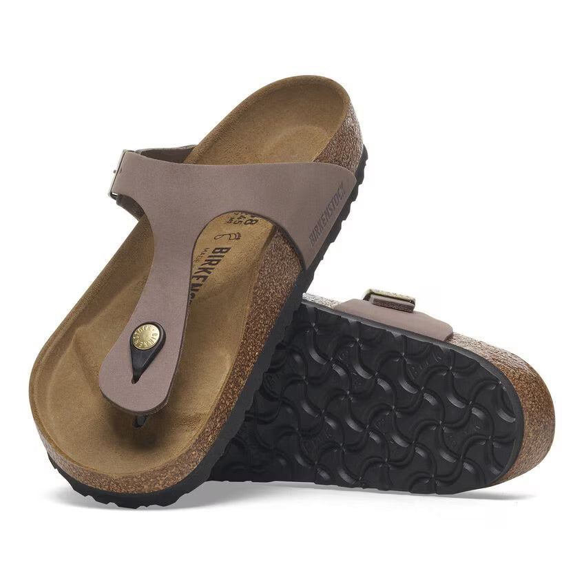Birkenstock GIZEH 1029504 Faded Purple | Nubuck Largeur Régulière - Boutique du Cordonnier