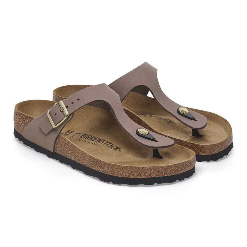 Birkenstock GIZEH 1029504 Faded Purple | Nubuck Largeur Régulière - Boutique du Cordonnier