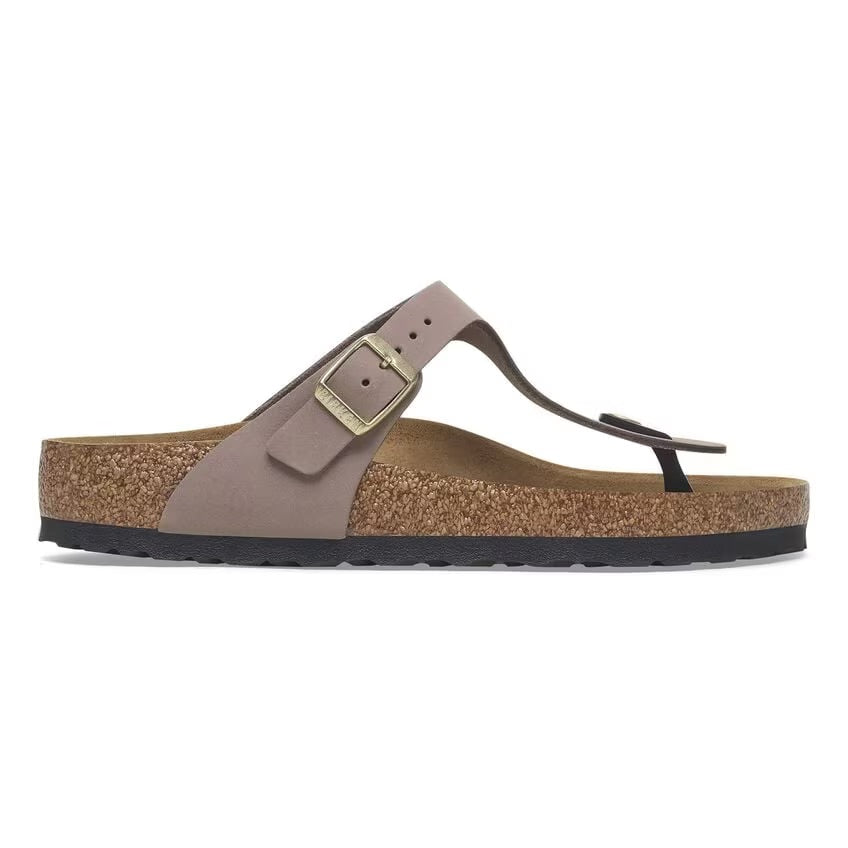 Birkenstock GIZEH 1029504 Faded Purple | Nubuck Largeur Régulière - Boutique du Cordonnier