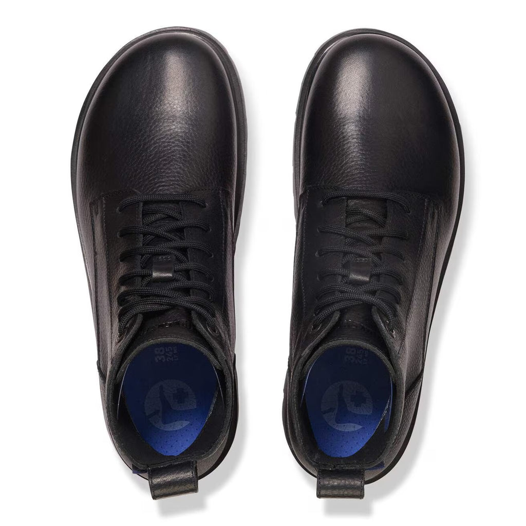 Birkenstock HIGHWOOD LACE WATERPROOF 1030942 Noir | Cuir Largeur Régulière - Boutique du Cordonnier