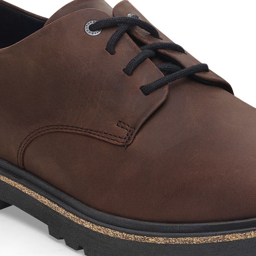 Birkenstock HIGHWOOD LOW LACE 1028093 Habana | Cuir Largeur Régulière - Boutique du Cordonnier