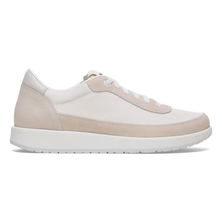 Birkenstock HONNEF CITY 1029655 Antique White | Suède/Textile Largeur Régulière - Boutique du Cordonnier