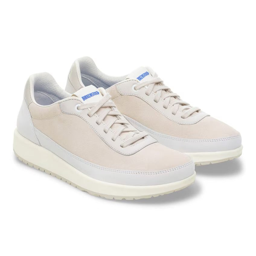 Birkenstock HONNEF CITY 1030111 Antique White | Suède/Cuir Largeur Régulière - Boutique du Cordonnier