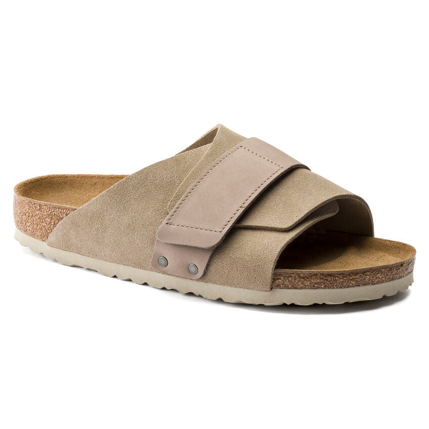 Birkenstock KYOTO 1015573 Taupe | Nubuck/Suède Largeur Étroite - Boutique du Cordonnier