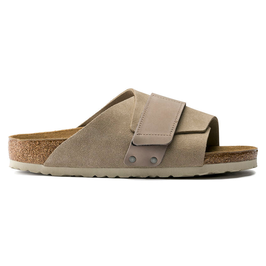 Birkenstock KYOTO 1015573 Taupe | Nubuck/Suède Largeur Étroite - Boutique du Cordonnier