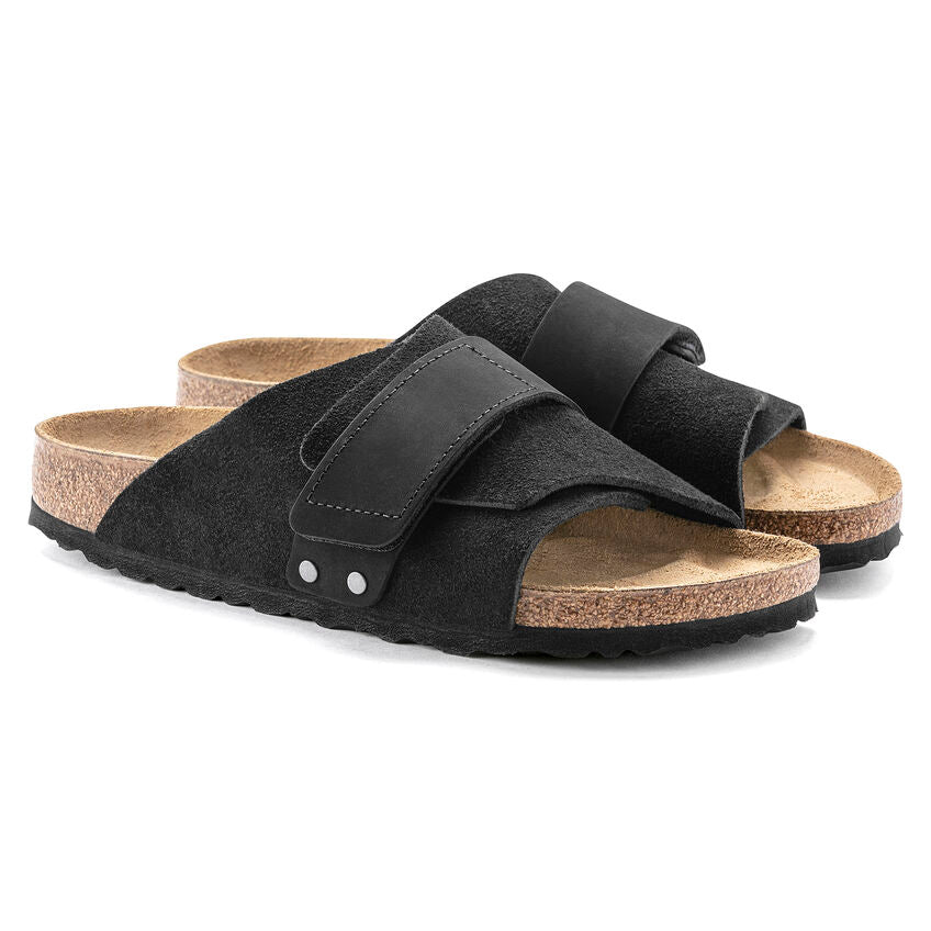 Birkenstock KYOTO 1022566 Noir | Nubuck/Suède Largeur Étroite - Boutique du Cordonnier