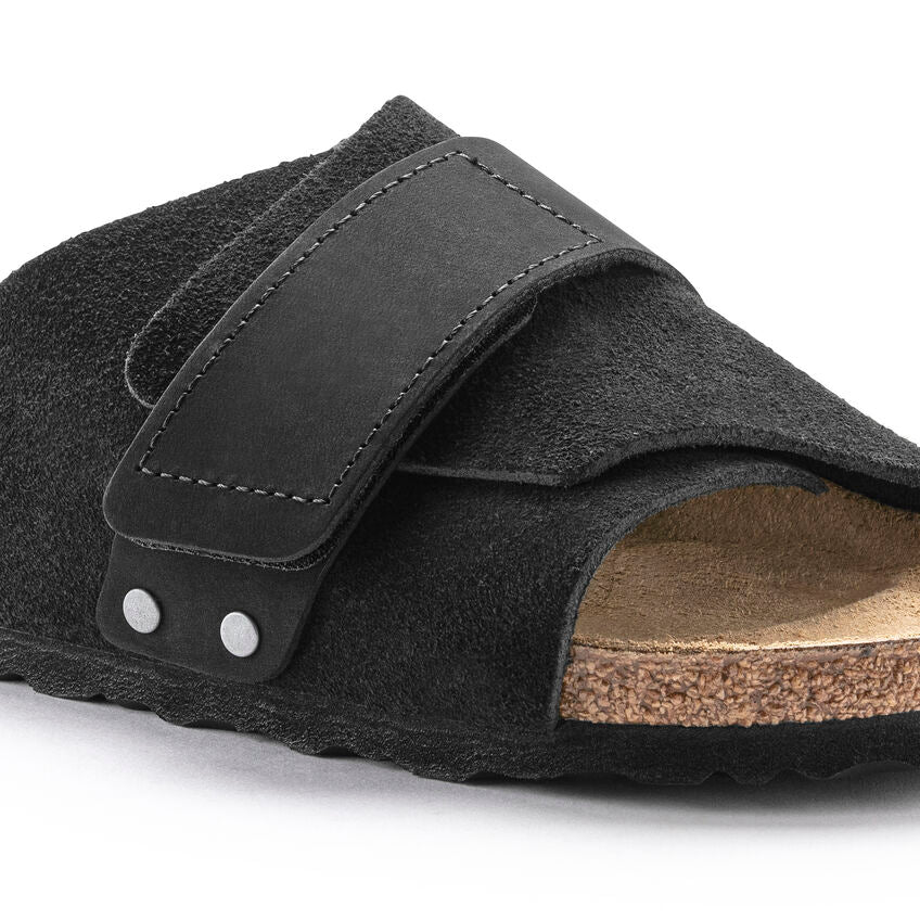 Birkenstock KYOTO 1022566 Noir | Nubuck/Suède Largeur Étroite - Boutique du Cordonnier