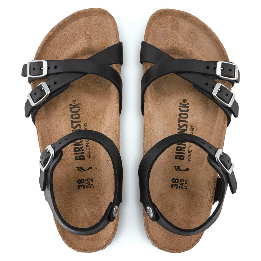 Birkenstock Kumba 1021506 Noir | Cuir Largeur Régulière - Boutique du Cordonnier