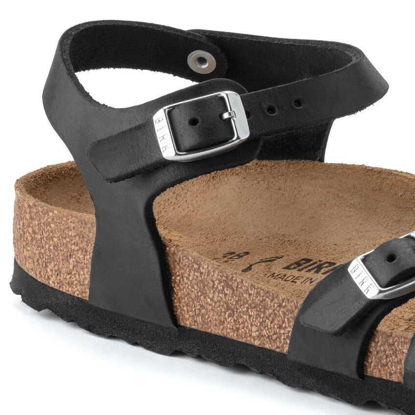 Birkenstock Kumba 1021506 Noir | Cuir Largeur Régulière - Boutique du Cordonnier