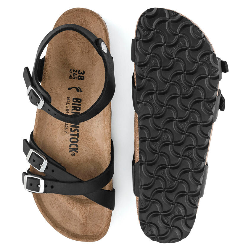 Birkenstock Kumba 1021506 Noir | Cuir Largeur Régulière - Boutique du Cordonnier