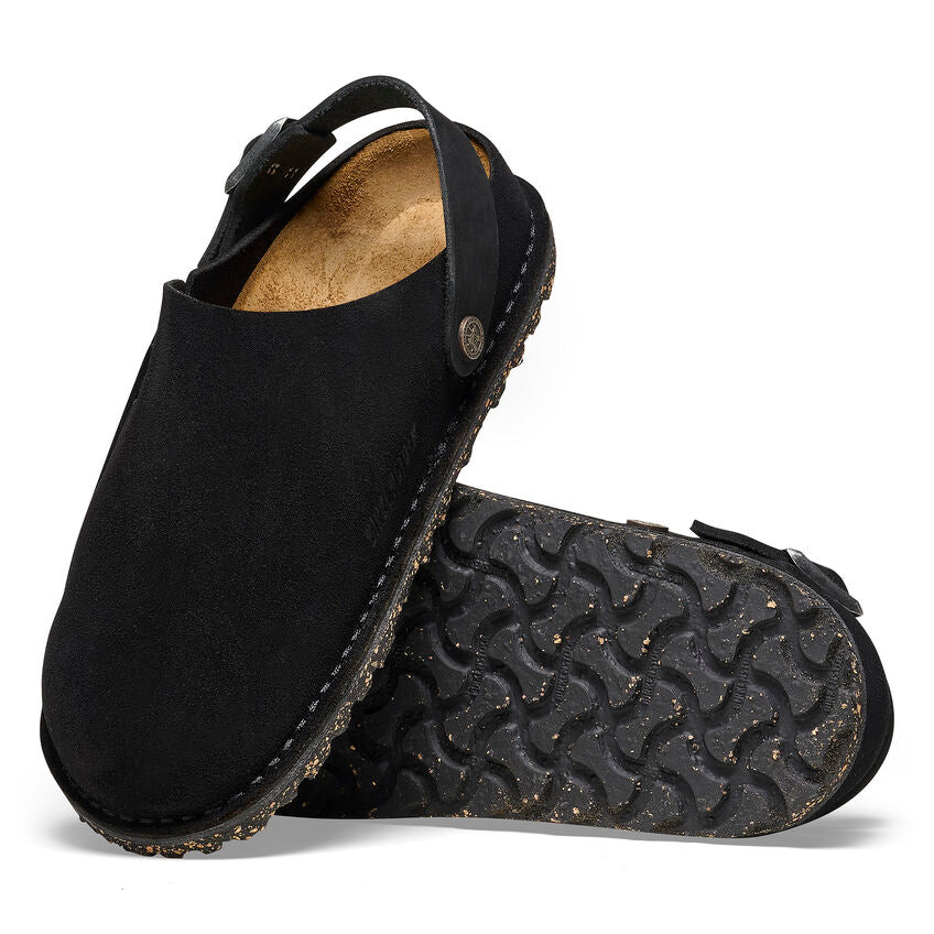 Birkenstock LUTRY 365 1025356 Noir | Suède Largeur Étroite - Boutique du Cordonnier