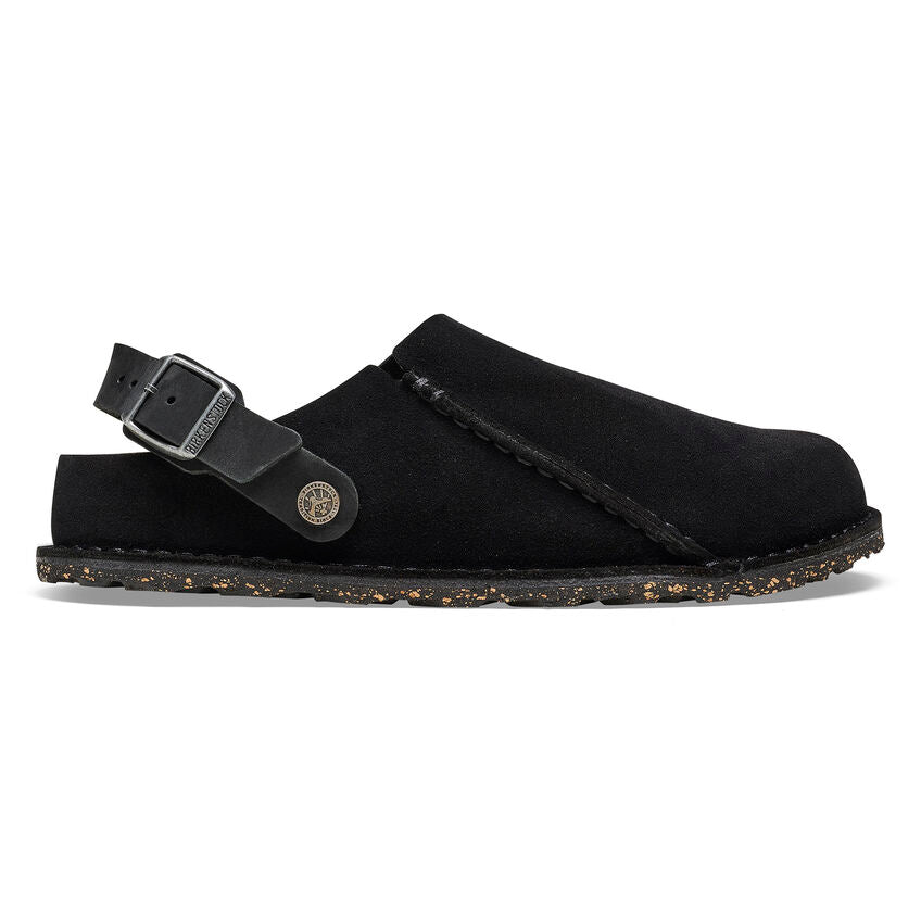 Birkenstock LUTRY 365 1025356 Noir | Suède Largeur Étroite - Boutique du Cordonnier