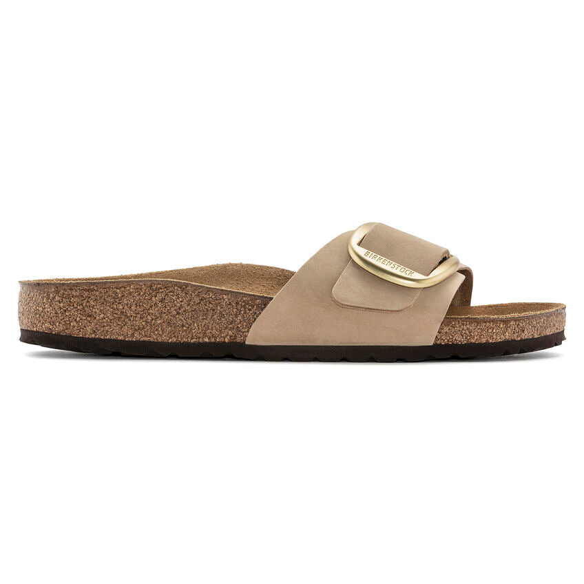 Birkenstock MADRID BIG BUCKLE 1024009 Sandcastle | Nubuck Largeur Étroite - Boutique du Cordonnier