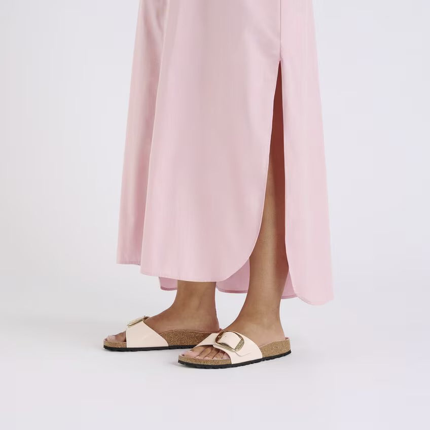 Birkenstock MADRID BIG BUCKLE 1029448 High Shine Light Rose | Cuir Largeur Étroite - Boutique du Cordonnier
