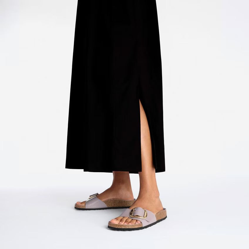 Birkenstock MADRID HAMMERED BIG BUCKLE 1029843 High Shine Faded Purple | Cuir Largeur Étroite - Boutique du Cordonnier