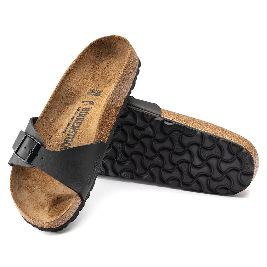 Birkenstock MADRID 040793 Noir Birko-Flor Largeur Étroite - Boutique du Cordonnier