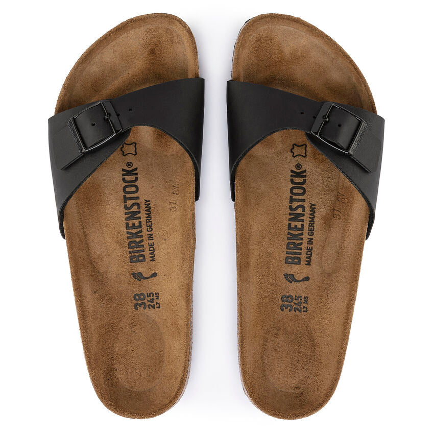 Birkenstock MADRID 040793 Noir Birko-Flor Largeur Étroite - Boutique du Cordonnier