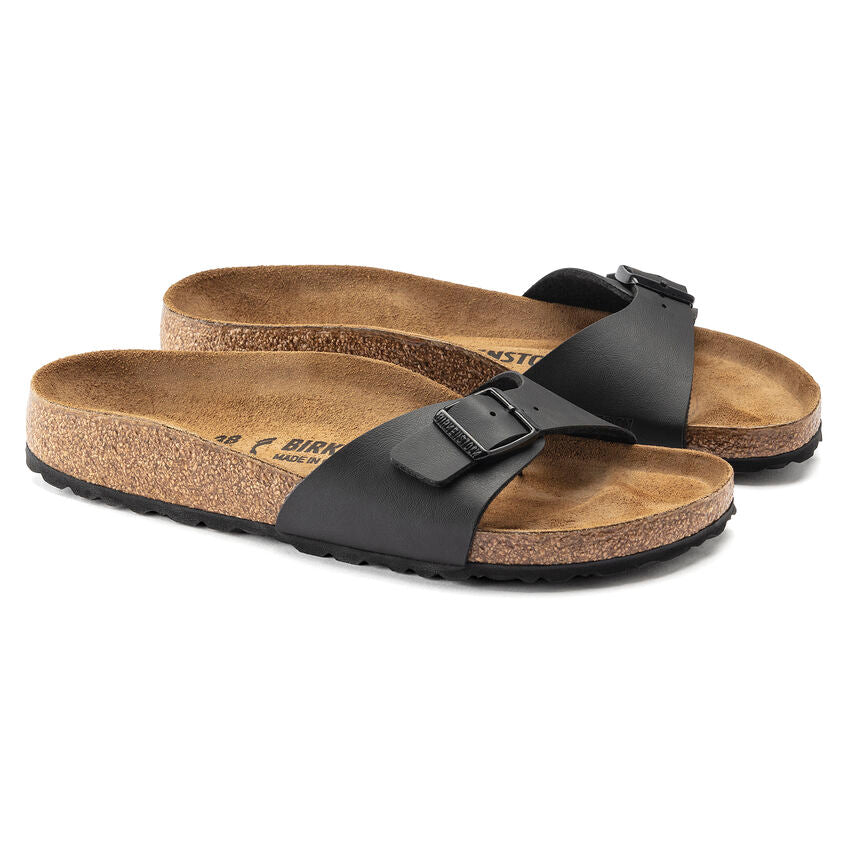 Birkenstock MADRID 040793 Noir Birko-Flor Largeur Étroite - Boutique du Cordonnier