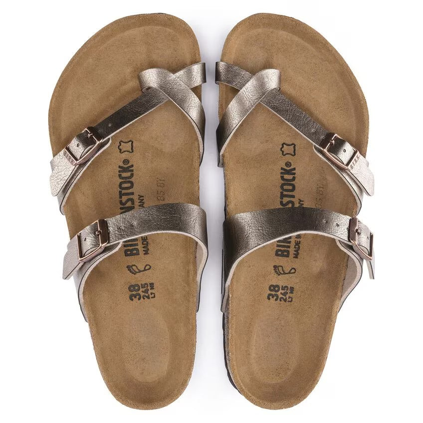 Birkenstock MAYARI 1016408 Graceful Taupe | Birko-Flor Largeur régulière - Boutique du Cordonnier