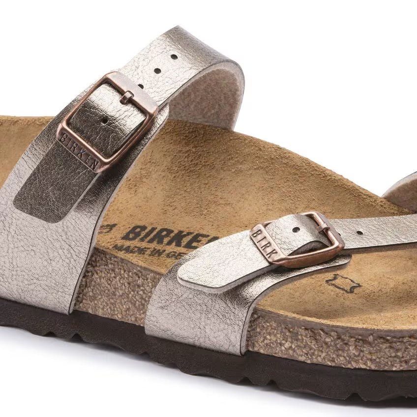 Birkenstock MAYARI 1016408 Graceful Taupe | Birko-Flor Largeur régulière - Boutique du Cordonnier