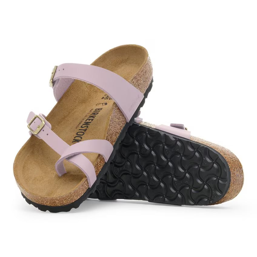 Birkenstock MAYARI 1030341 Faded Purple | Birko-Flor Largeur Régulière - Boutique du Cordonnier