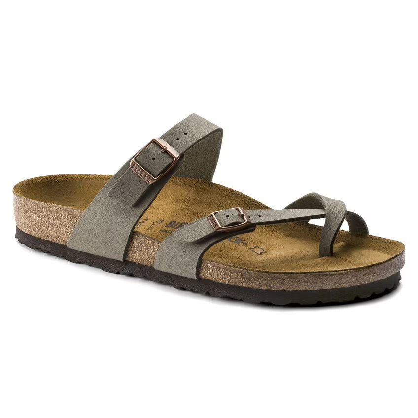 Birkenstock MAYARI 71071 Stone | Birkibuc Largeur Régulière - Boutique du Cordonnier